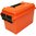 Oppbevar ammunisjonen din trygt med MTM CASE-GARD 50 Caliber Ammo Can i oransje. Perfekt for hjemmet! 🏠 Lær mer og få din i dag!