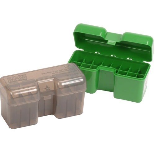 MTM Ammo Box 22 Round Flip-Top er ideell for oppbevaring av 338 WSM, 45-70 og 450 Marlin, med praktisk flip-top design for enkel tilgang og sikkerhet.