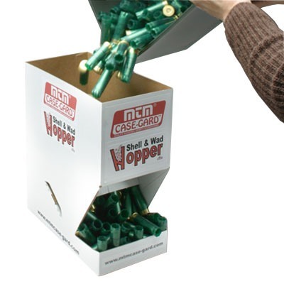 MTM Shell & Wad Hopper Set lar deg enkelt håndtere opptil 500 hylser eller 500 vads, perfekt for effektiv lagring og transport av ammunisjon.
