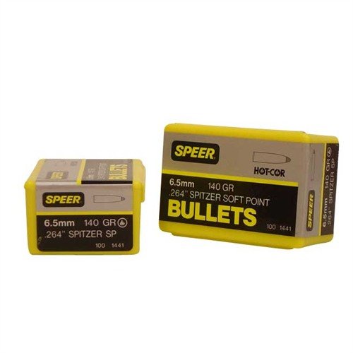 Speer Bullet 6.5mm .263 140gr Sptz SP tilbyr enestående presisjon og pålitelighet for både jakt og skyting, perfekt for alle skyttere.