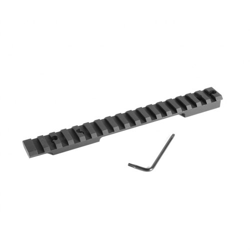 EGW Remington 700, 722, 40X Long Action HD Scope Bases gir en solid Picatinny-skinne uten boring, laget av 7075 T6 aluminium for økt presisjon og fleksibilitet.