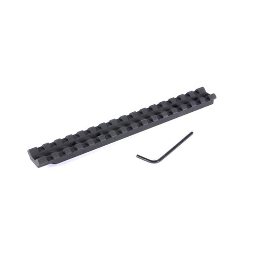 EGW Ruger American Short Action Scope Bases gir deg en lettvekts Picatinny-skinne uten boring, med presisjonsmaskinert aluminium for fleksibel montering av kikkertsikte.