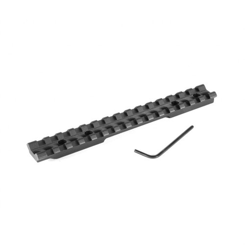 EGW Browning A-Bolt Short Action Scope Bases gir deg en solid Picatinny-skinne uten boring, med lettvektsdesign og presis justering for kikkertsikter.