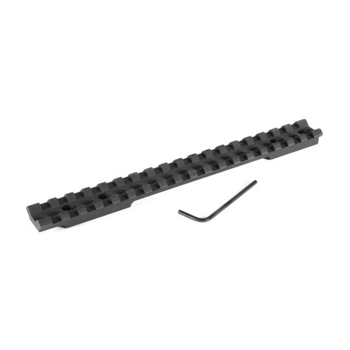 EGW Savage 110-116 Round Back Long Action Scope Bases gir deg en one-piece Picatinny rail uten boring, laget av lett 6061 T6 aluminium for maksimal fleksibilitet.