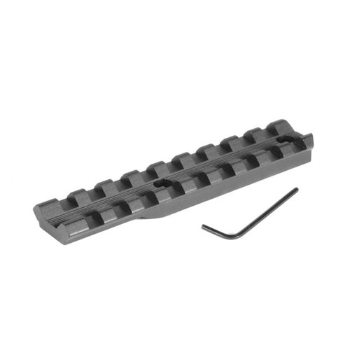 EGW Marlin 39 Scope Bases gir deg en lettvekts Picatinny-skinne uten boring, med enkel justering av øyeavstand og kompatibilitet med Picatinny eller Weaver ringer.