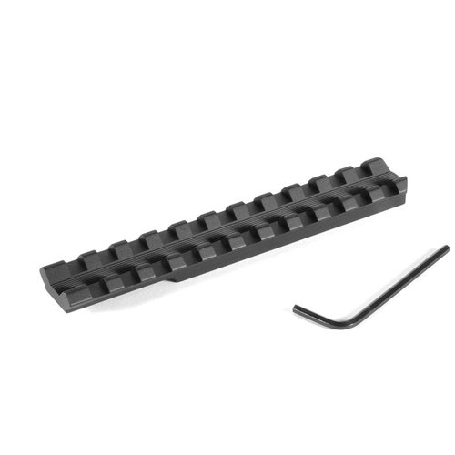 EGW Marlin 1894 Scope Bases gir deg en lettvekts Picatinny-skinne uten boring, med enkel justering av øyeforhold og fleksibilitet i kikkertsiktevalg.