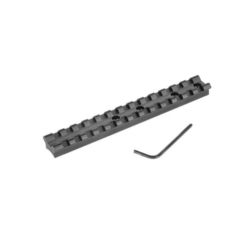 EGW Traditions Break-Open Muzzleloader Scope Bases gir deg en lett, presis Picatinny-skinne uten boring, som enkelt tilpasses for ulike kikkertsikter.