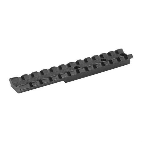 HENRY SINGLE SHOT H015 Picatinny Rail Scope Mount er laget av 6061 T6 aluminium, har en matt svart finish og inkluderer festemateriell for enkel montering.