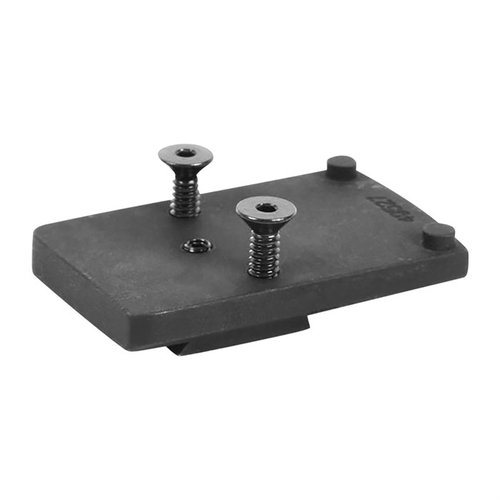 EGW S&W M&P 22 Compact Trijicon RMR Sight Mount i 7075 aluminium, matte svart, enkel installasjon uten modifikasjoner, passer til Trijicon RMR og Holosun HS507C.