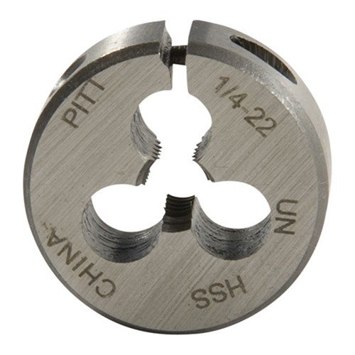 Brownells Fractional Carbon Dies gir presise gjenger og høy holdbarhet, laget av karbonstål med 13/16