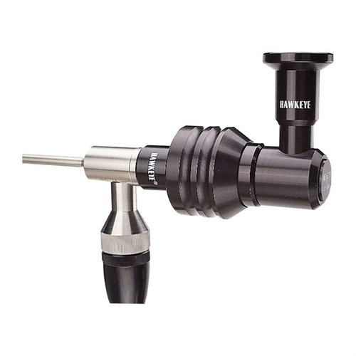 90° eyepiece som festes til borescope eyecup, gir deg muligheten til å se ned i løpet uten å anstrenge nakken. Rotasjon på 360° for enkel visning.