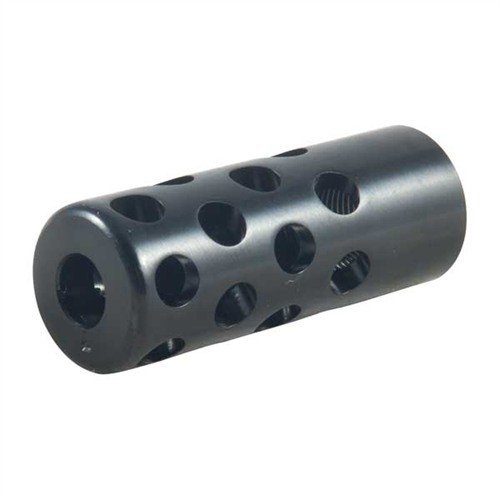QUIET MUZZLE BRAKE 7MM reduserer rekyl og løft ved mynningen uten å øke lyden. Kontrollerer munningsblast og gir raskere oppfølgingsskudd.