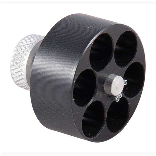 SPEEDLOADER MK-3A gir rask omlasting og sikker oppbevaring av .38/.357 patroner med enkel betjening via det knurlte aluminiums-håndtaket.