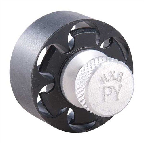 SPEEDLOADER fra HKS er en kompakt og lett carrier som gir rask omlasting, sikker oppbevaring og pålitelighet, perfekt for .38/.357 Colt Python.