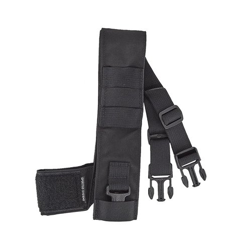 FAT STRAP fra SPIRITUS SYSTEMS gir enkel montering for Micro Fight Chest Rig, med lav profil, elastiske festepunkter og plass til navn eller IR-markører.