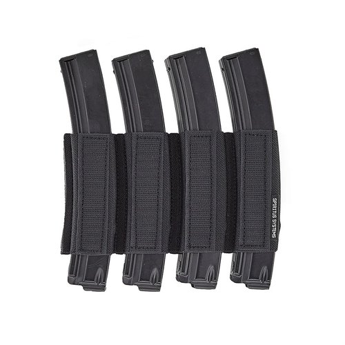SPIRITUS SYSTEMS Submachine Gun Magazine Inserts gir deg muligheten til å bære opptil 8 magasiner i Micro Fight Chest Rig, perfekt for enhver situasjon.