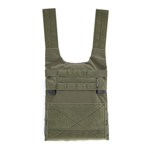 LV-119 FRONT OVERT PLATE BAG gir fleksibel tilpasning med MOLLE-felt, PTT-støtte og kommunikasjon kabelruting, perfekt for høyprofiloperasjoner.
