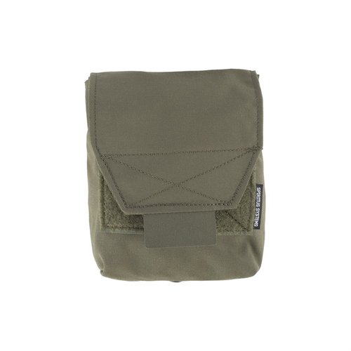 JSTA Pouch er en plassbesparende løsning med to kompakte rom for magasiner og GP-pose, perfekt for MOLLE-systemer og belter.