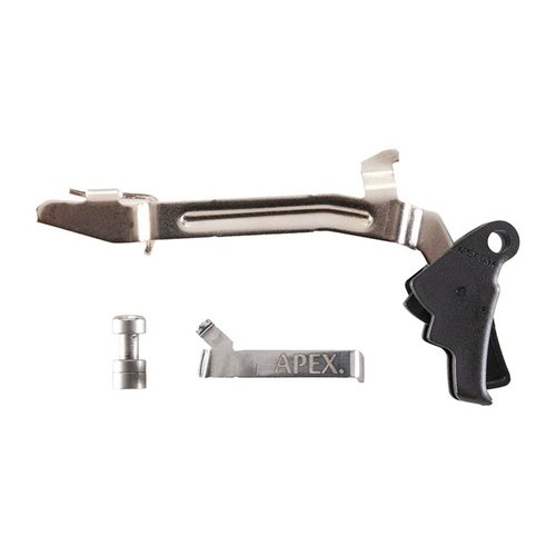Apex Polymer Action Enhancement Kit gir en jevnere avtrekk, reduserer vekt og reise, samt gir en skarp avtrekksbrytning for Glock® Gen 3/4 pistoler.