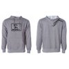 BROWNELLS MENS GRAY HOODIE W/ BOX LOGO SM