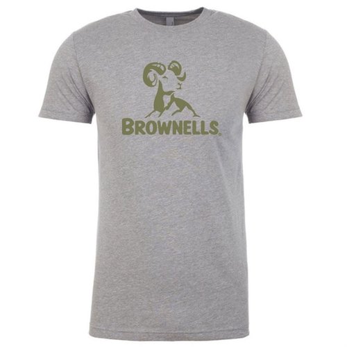 Hold deg kjølig og komfortabel med Brownells T-skjorte i mørk grå. Finnes i størrelser XS til 3XL, perfekt for enhver anledning!