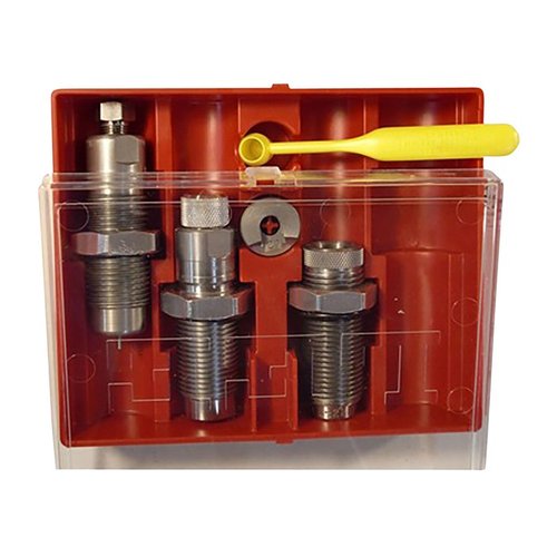 PACESETTER 3-DIE SET for 8.6 Blackout inkluderer Full Length Sizing Die, Bullet Seating Die, Factory Crimp Die og mer, passer alle 7/8"-14 presses.
