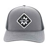 AR15.COM CHARCOAL SNAPBACK W/ BLACK MESH & DIAMOND PATCH