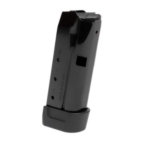 Z9 magasinet er en 9-runders stålmagasin for Glock® 43, med samme lengde som OEM magasinet, men rommer 3 ekstra skudd for bedre kapasitet.