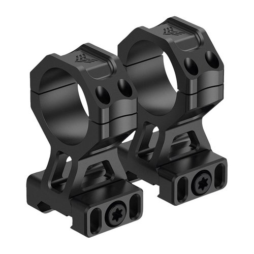 Swampfox Freedom Rings II er lette, slitesterke og krever ikke lapping, med en ripebestandig finish og forhåndsinstallert no-slip materiale for optimal justering.