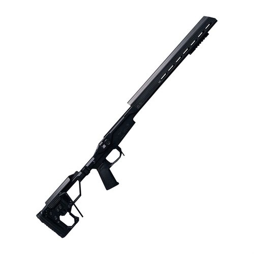 Christensen Arms Modern Precision Short Action Chassis er en ultralett og justerbar plattform med 14" FFT karbon håndguard, laget av 7075 billet aluminum.
