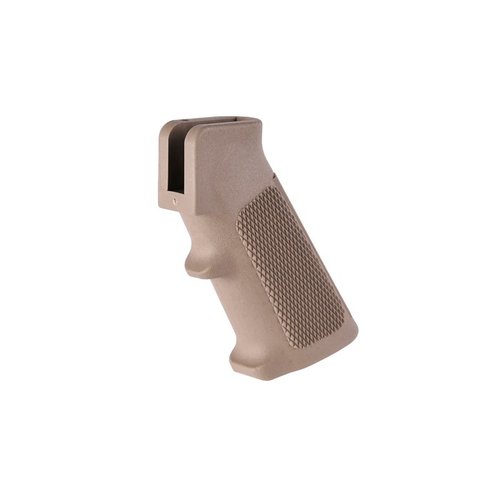 Brownells AR-15 A2 Pistol Grip er en standard for kvalitet og komfort, perfekt for ditt neste byggeprosjekt. Skruer og skiver følger ikke med.