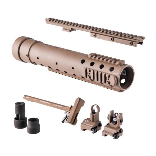 MK 12 MOD H GEN III DIY Kit gir deg alt du trenger for å bygge din egen rifle, inkludert PRI Gen III forearm, Recce rail, og flip up sights.