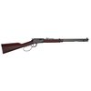 Henry Octagon Frontier 17 HMR er en robust lever action rifle med 20" oktagonal løp, 11 skudd kapasitet og vakker amerikansk valnøtt, perfekt for jakt og målskyting.