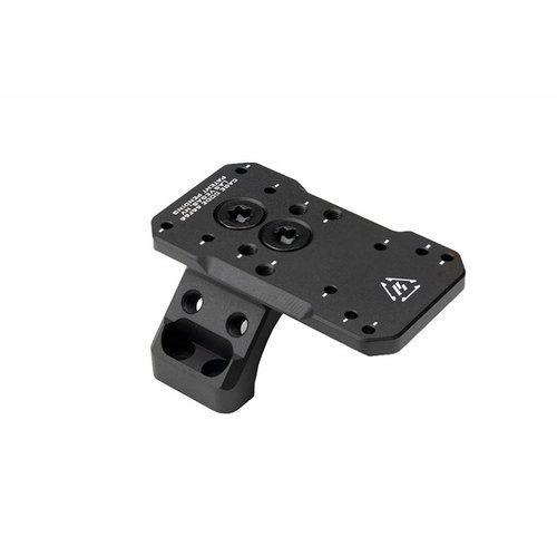 Strike ASM Ring Cap Multi-Optic Mount System gir fleksible monteringsmuligheter for MRDS og Picatinny-tilbehør, lett og slitesterk, laget av 6061-T6 aluminium.