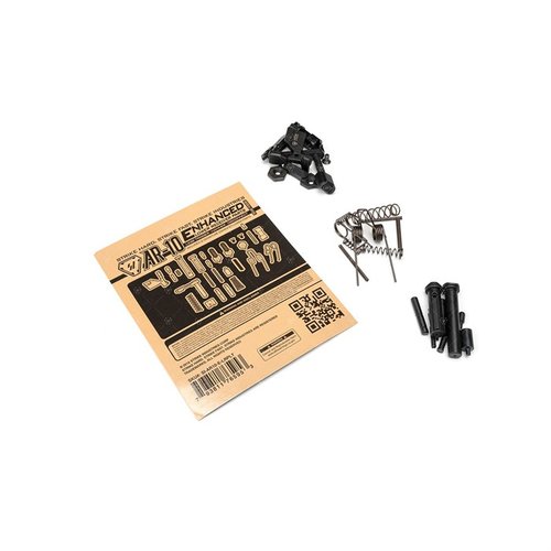 Strike Industries AR-10 Enhanced Lower Parts Kit gir deg muligheten til å oppgradere din lavere receiver med kvalitetsdeler og frihet til å velge egen trigger.