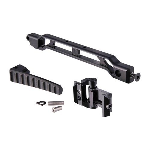 AB-9R med sammenleggbar buttplate og JMac 1913 mekanisme er lett, robust og modulær, med integrert QD slyngefeste og 9