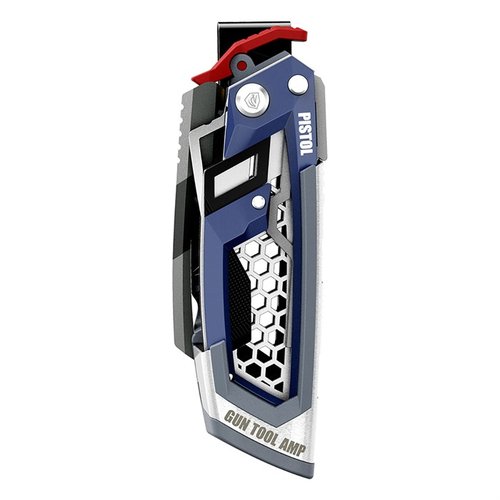 GUN TOOL AMP-Pistol er en kompakt, plattformspesifikk multitool med essensielle verktøy for moderne håndvåpen, inkludert hurtigutløser og premium materialer.