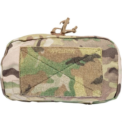 Grey Ghost Gear E&E Horizontal Pouch gir enkel tilgang til småutstyr med klare vinduer, elastiske løkker og feste med MALICE CLIPS®, tilgjengelig i MultiCam, Coyote Brown og Black.