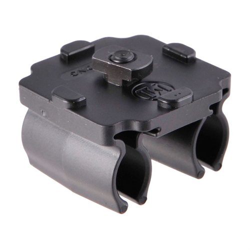 Universal shell holder for lever- og bolt-action våpen, kompatibel med .357 til 45-70, M-LOK™ kompatibel, lett og sikker passform i minnesikkert polymer.