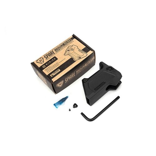 Strike Industries Spare Magazine Holder for SIG SAUER P320 gir rask tilgang til ekstra magasin, enkel montering, låserett for raske bytter og robust polymerkonstruksjon.