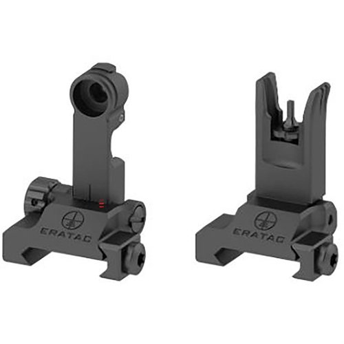 ERATAC® backup-sight tilbyr robust design, lav vekt, korrosjonsbestandighet og enkel justering for AR15, perfekt for både militære og konkurranser.