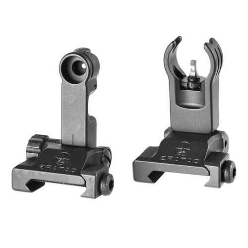 ERATAC® backup-sight tilbyr robust design, lav vekt, korrosjonsbestandighet, og intuitiv sikting, perfekt for både militære og konkurranseformål.