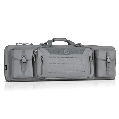 Oppdag URBAN WARFARE 36" rifle case! 🎯 Lavprofil-design med polstrede rom og praktiske lommer for optimal beskyttelse av utstyret ditt.