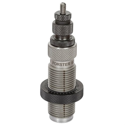 Bushing Full Length Sizing Die gir presis kontroll over neck sizing, forbedrer nøyaktighet og forlenger levetiden til hylsene for 6.5 Creedmoor.