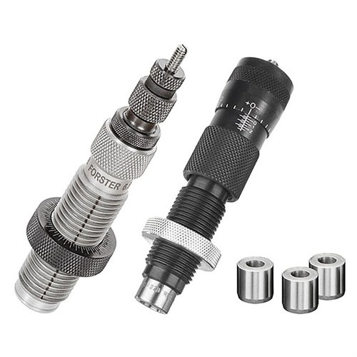 Dette settet inneholder en Full-Length Bushing Die og en Bench Rest® Ultra Micrometer Seater Die, kjent for sin overlegne kvalitet fra Forster.
