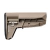 BCM Mod 2 SOPMOD Stock tilbyr forbedret ergonomi, holdbarhet, og modulær buttpad for tilpasning, perfekt for både militære og sivile brukere.