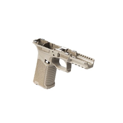 SCT 17 ramme for Glock® Gen 3 er lett, ergonomisk, med aggressive teksturer, Picatinny rail, flared mag well og flere kaliberkompatibiliteter.