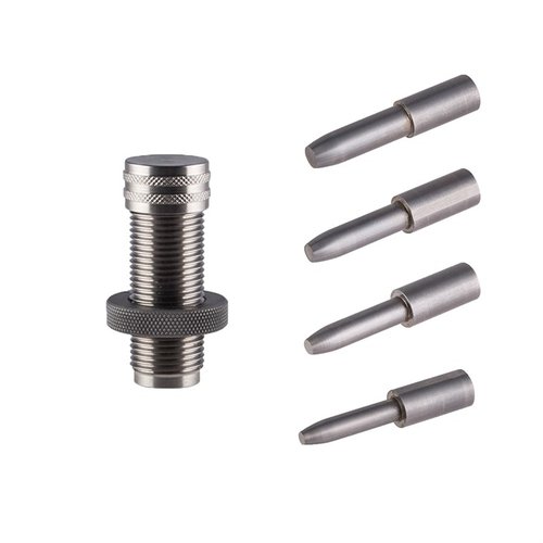 Sinclair Carbide Mandrel Kit gir presise mandreler for nakkeforming og ekspandering, med høy holdbarhet og lav friksjon for optimal konsentrisitet.