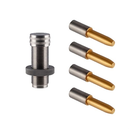 Sinclair TiN Coated Turning Mandrel Kit gir presisjon og slitestyrke, perfekt for nakkeforming og justering av nakke-spenning med høy toleranse.