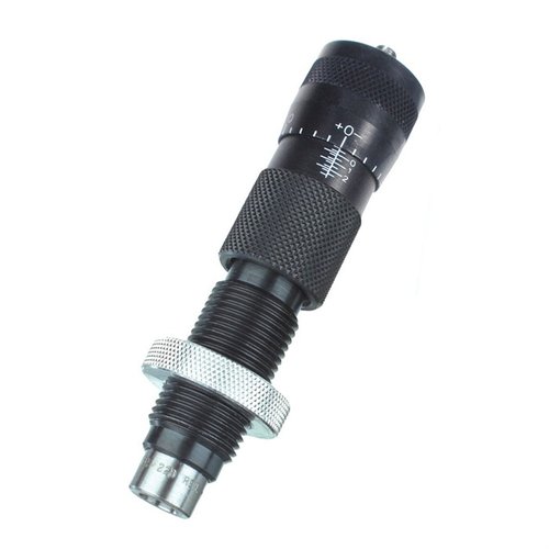 Forster Ultra Micrometer Seater Die gir presise innstillinger av kule-sette dybde med justering fra .0005 til .001 tommer, perfekt for nøyaktige skudd.